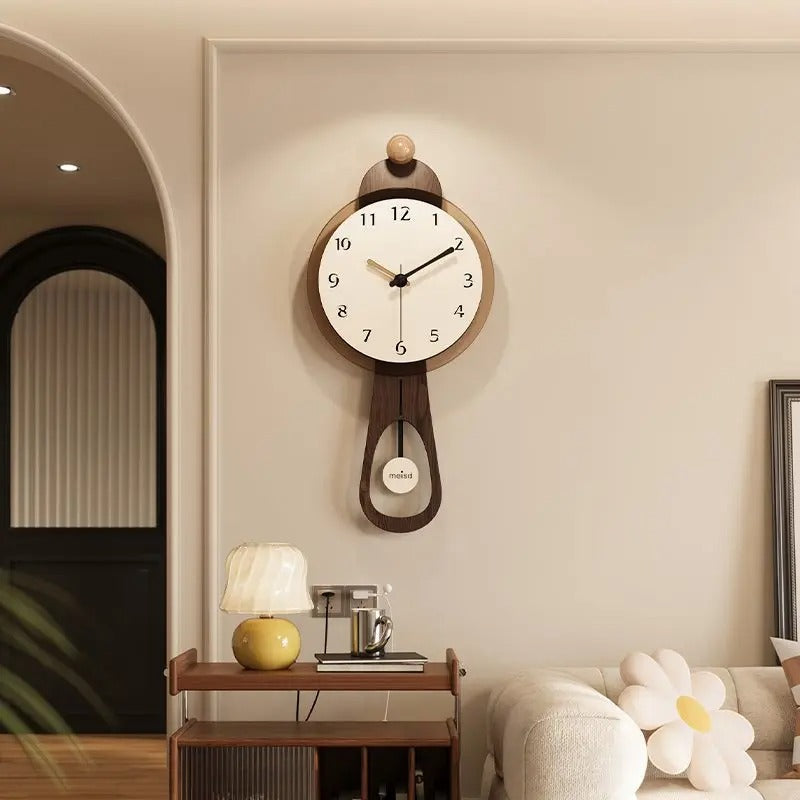 Reloj de Péndulo Madera Ovalado - imagen 2