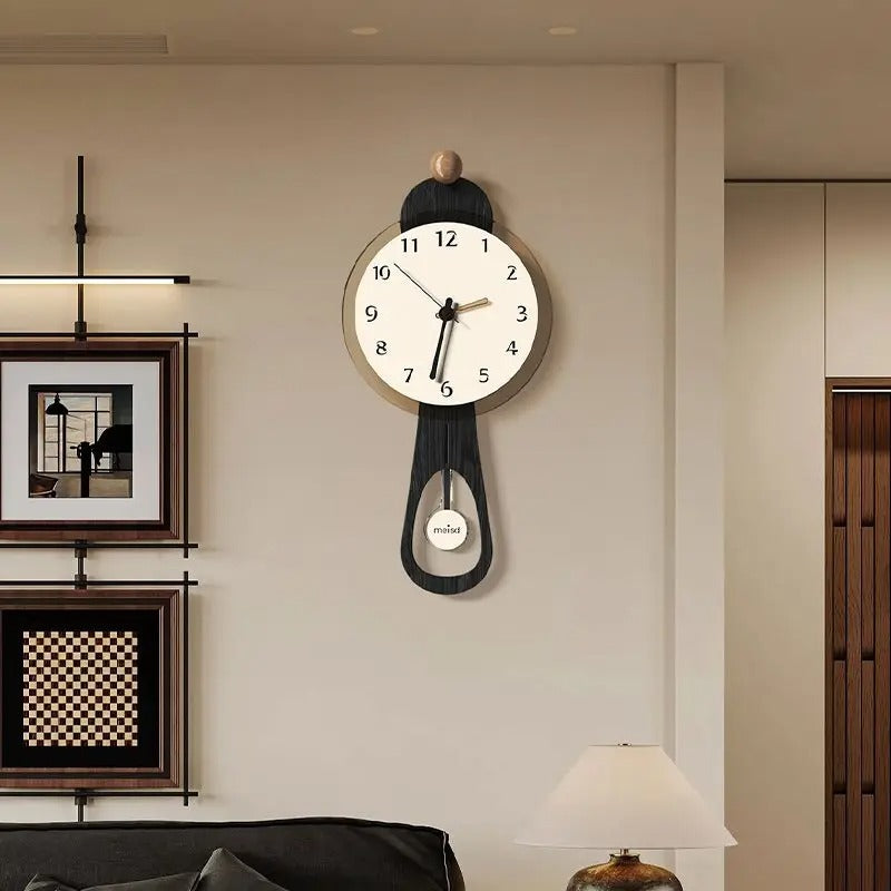 Reloj de Péndulo Madera Ovalado - imagen 4